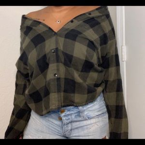 NEWPORT NEWS Boyfriend Flannel vintage green